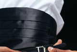 Black Satin Cummerbund