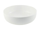 MW White Basics Diamonds Serving Bowl 20x6.5cm Gift Boxed