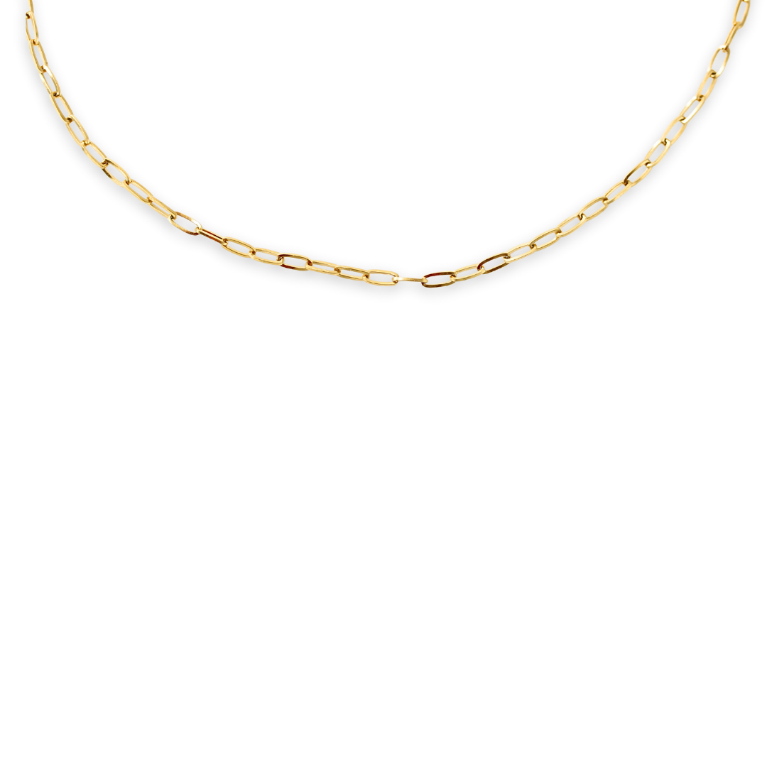 Dainty Paperclip Necklace