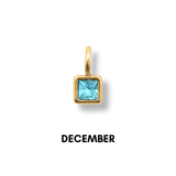 Birthstone Charms Gold