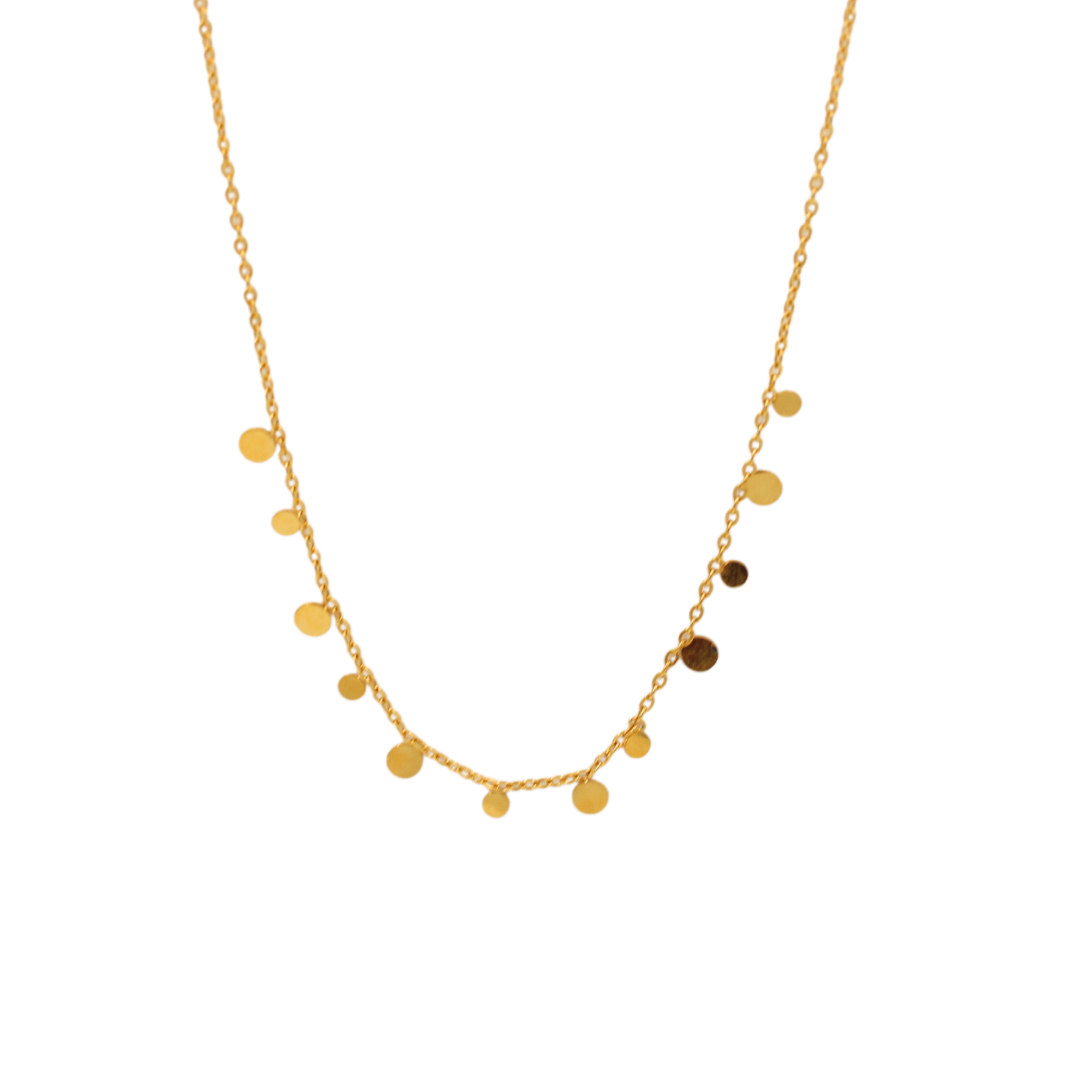 Circle Disc Necklace