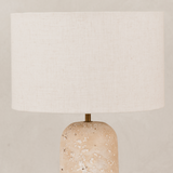 Donga Table Lamp with Linen Shade – Natural