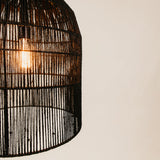Dune Jute Pendant – Black