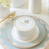 White Belgian Chocolate & Sea Salt Wedgewood Macalettes Hat Box (Next Day Delivery Product)