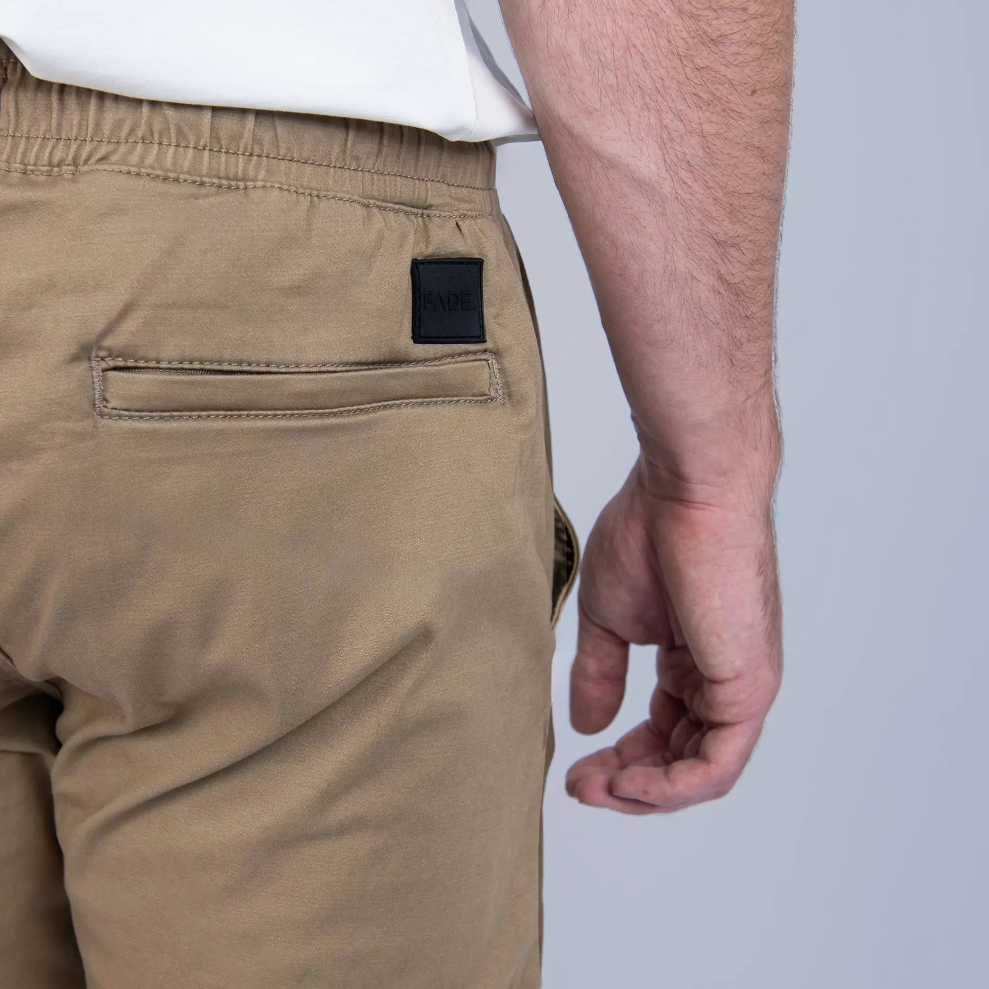 Essential Cuffed Jogger Stone