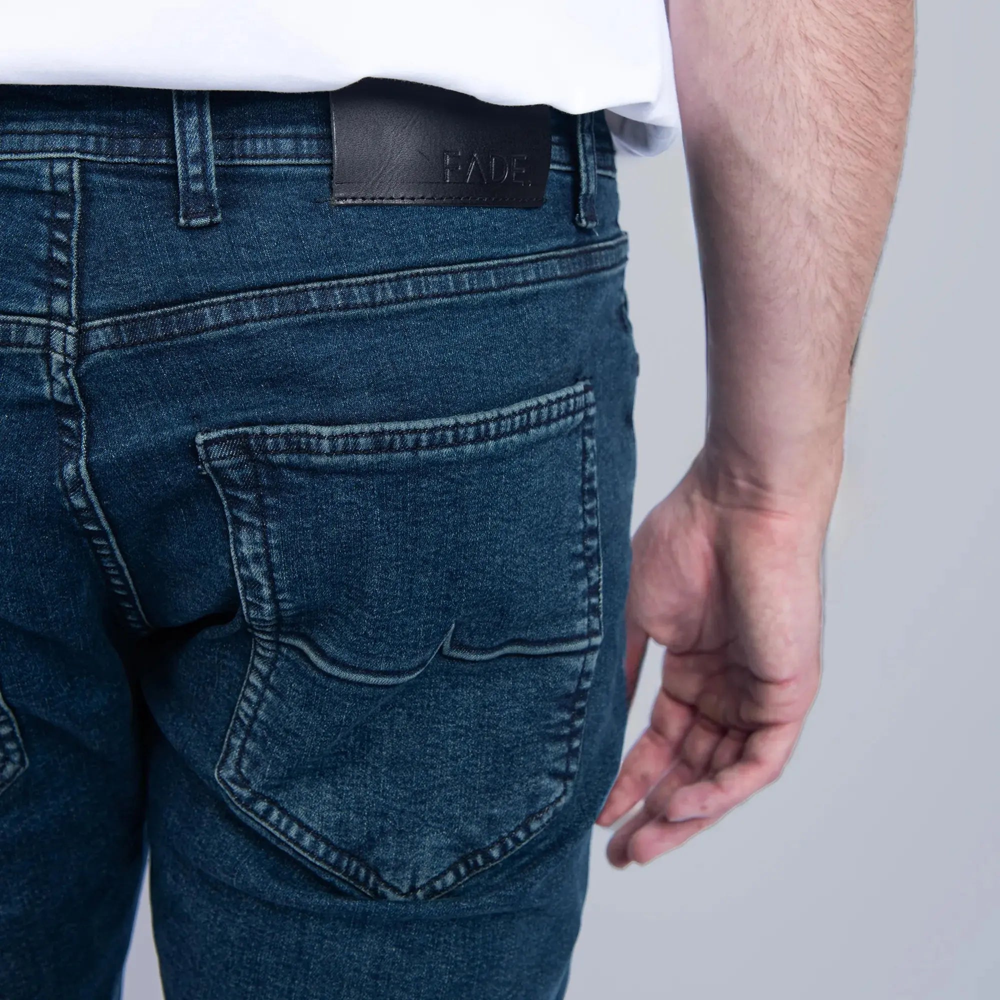 Essential Dark Wash Slim Tapered Jeans