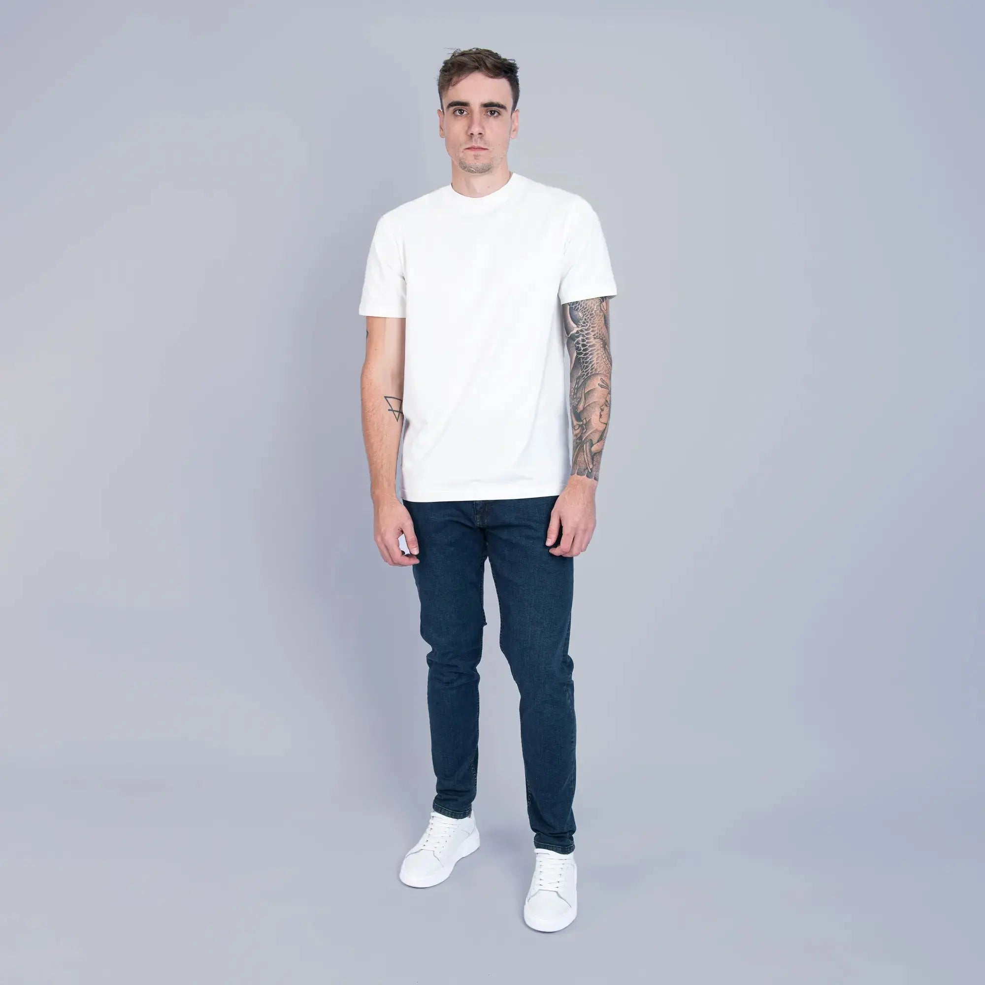 Essential Dark Wash Slim Tapered Jeans