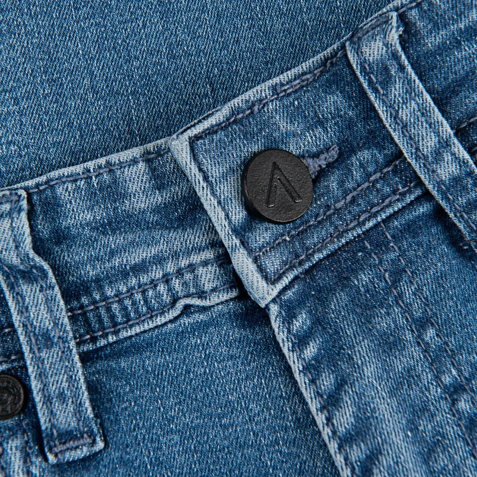 Essential Mid Wash Slim Tapered Jeans