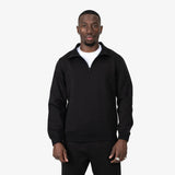 Essential Quarter Zip Sweatshirt Black