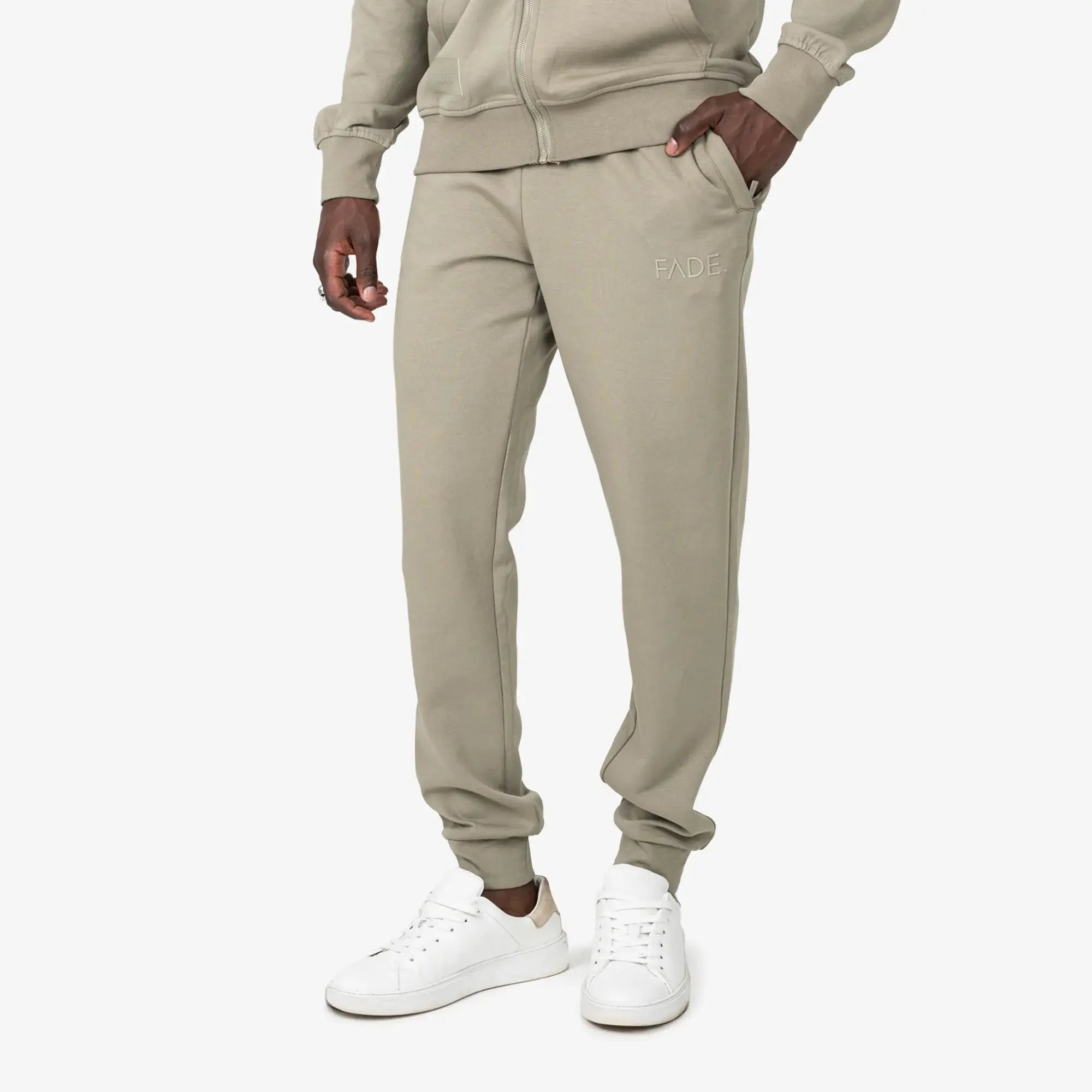 Essential Sweatpants Slim Fit Taupe