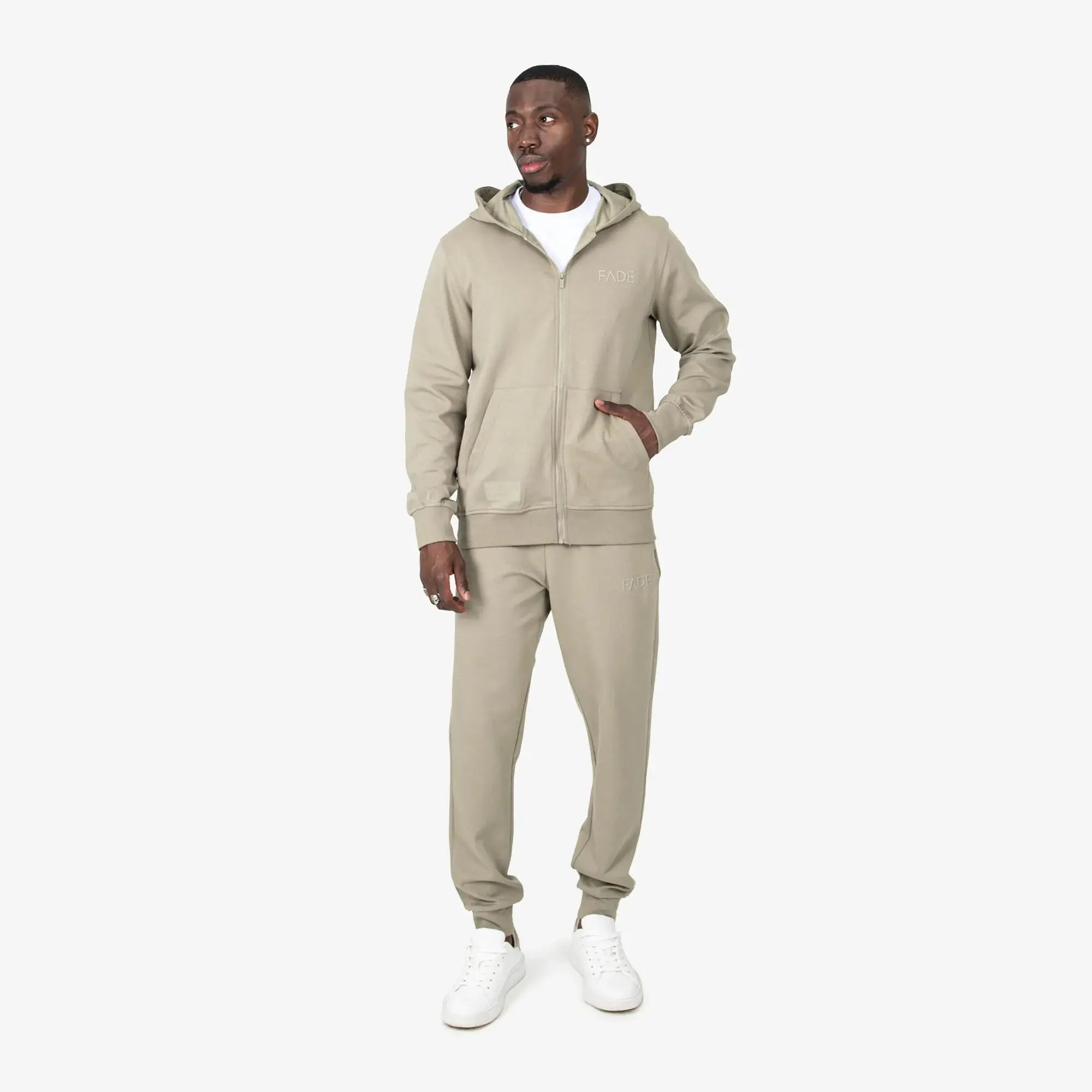 Essential Sweatpants Slim Fit Taupe