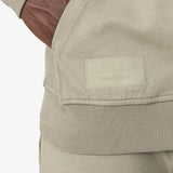 Essential Zip Hooded Sweatshirt Taupe