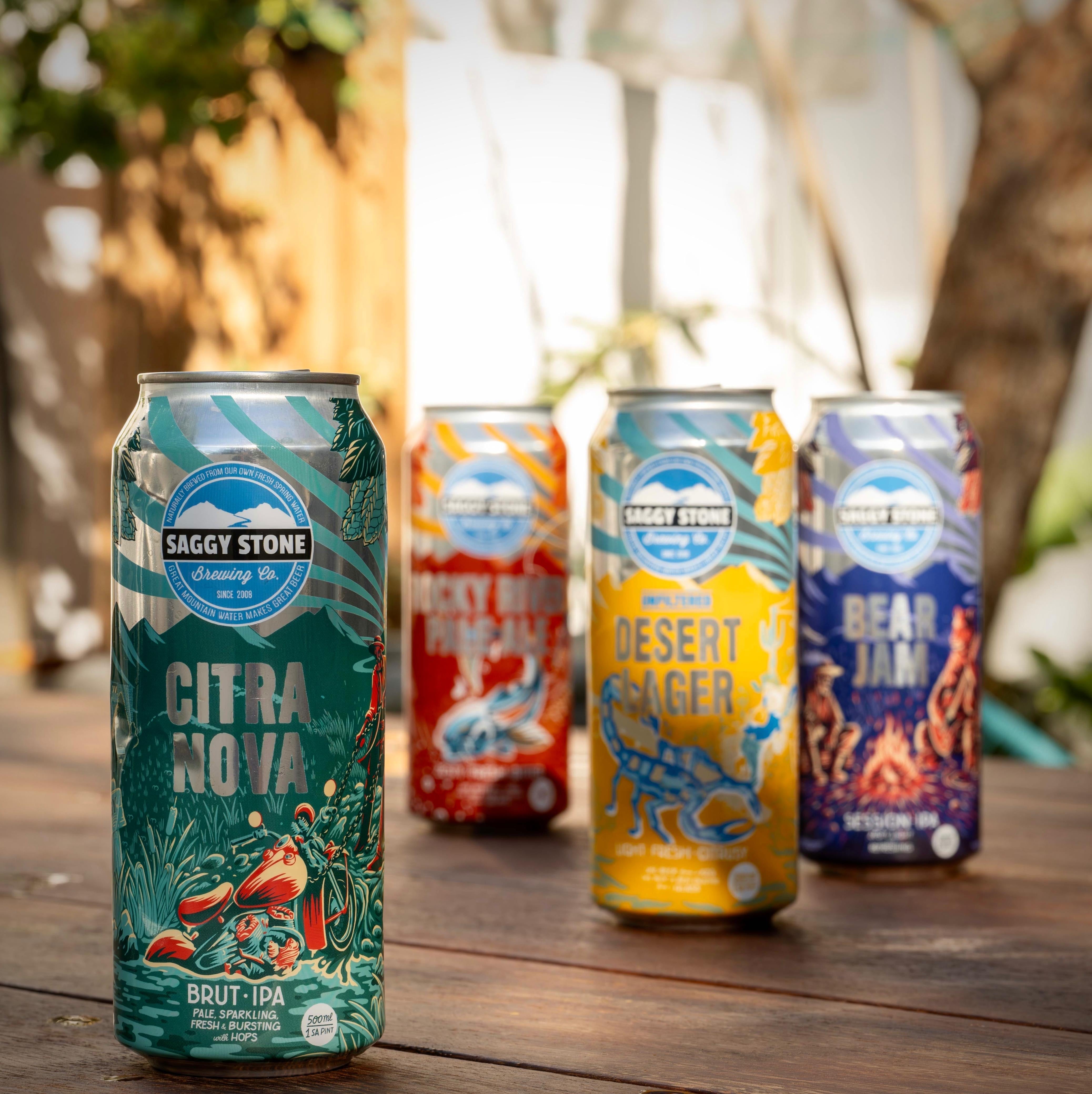 The Icon Case – Four Beers That Define Saggy Stone