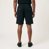 FJ033 Iconic Badge Shorts Black