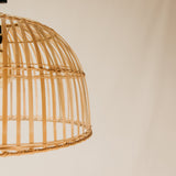 Soloman Arch Lamp with Cane Shade – Natural