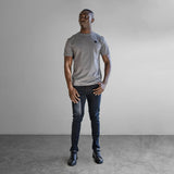 Iconic Badge Slim Fit T-Shirt Grey
