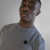 Iconic Badge Slim Fit T-Shirt Grey