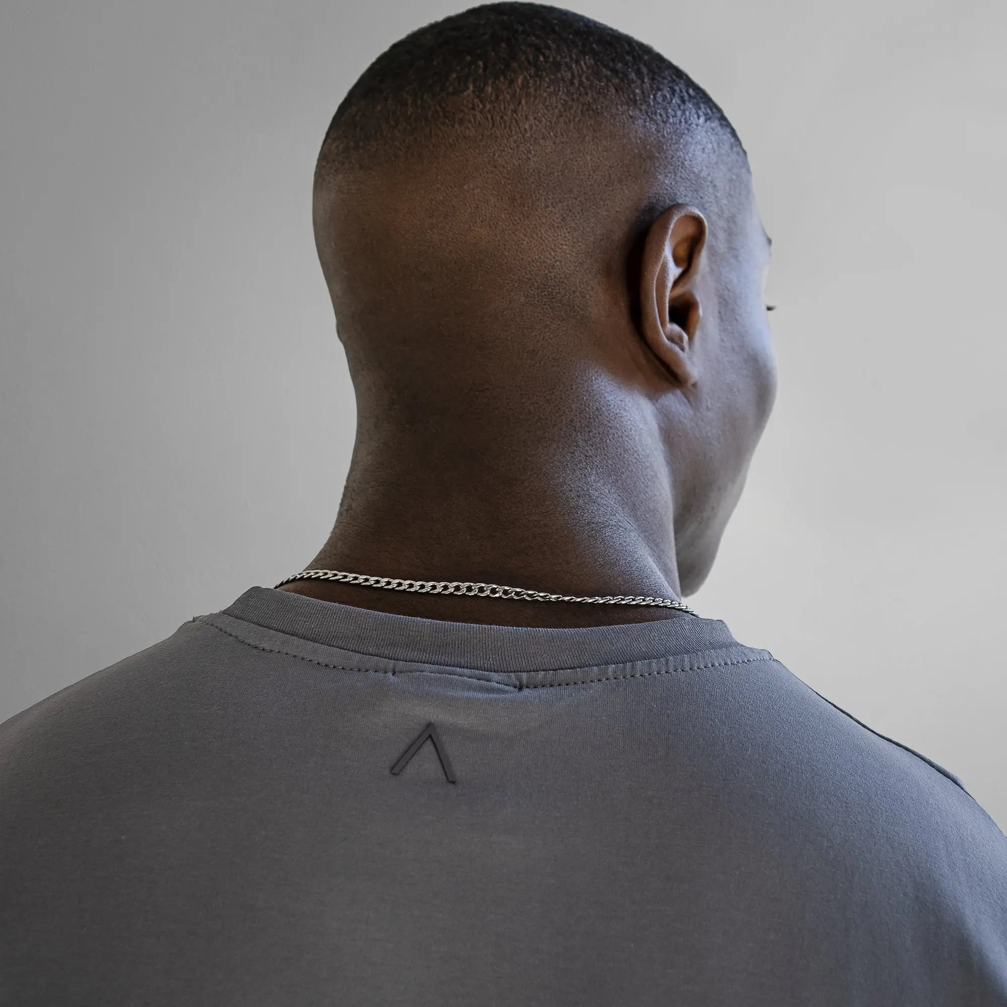Iconic Badge Slim Fit T-Shirt Grey