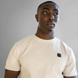 Iconic Badge Slim Fit T-Shirt Stone
