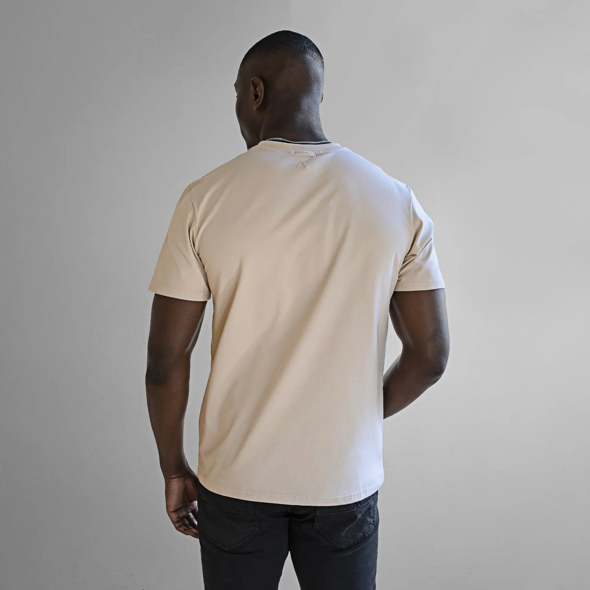 Iconic Badge Slim Fit T-Shirt Stone