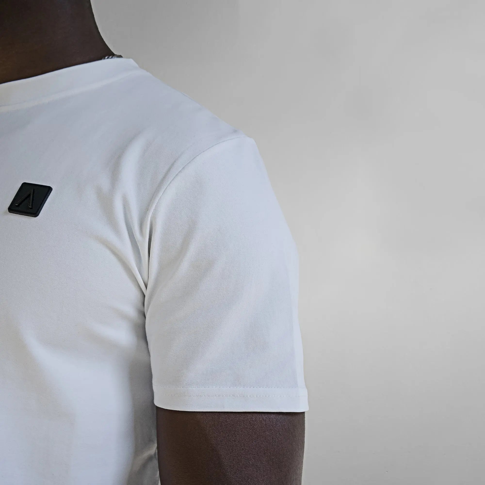 Iconic Badge Slim Fit T-Shirt White