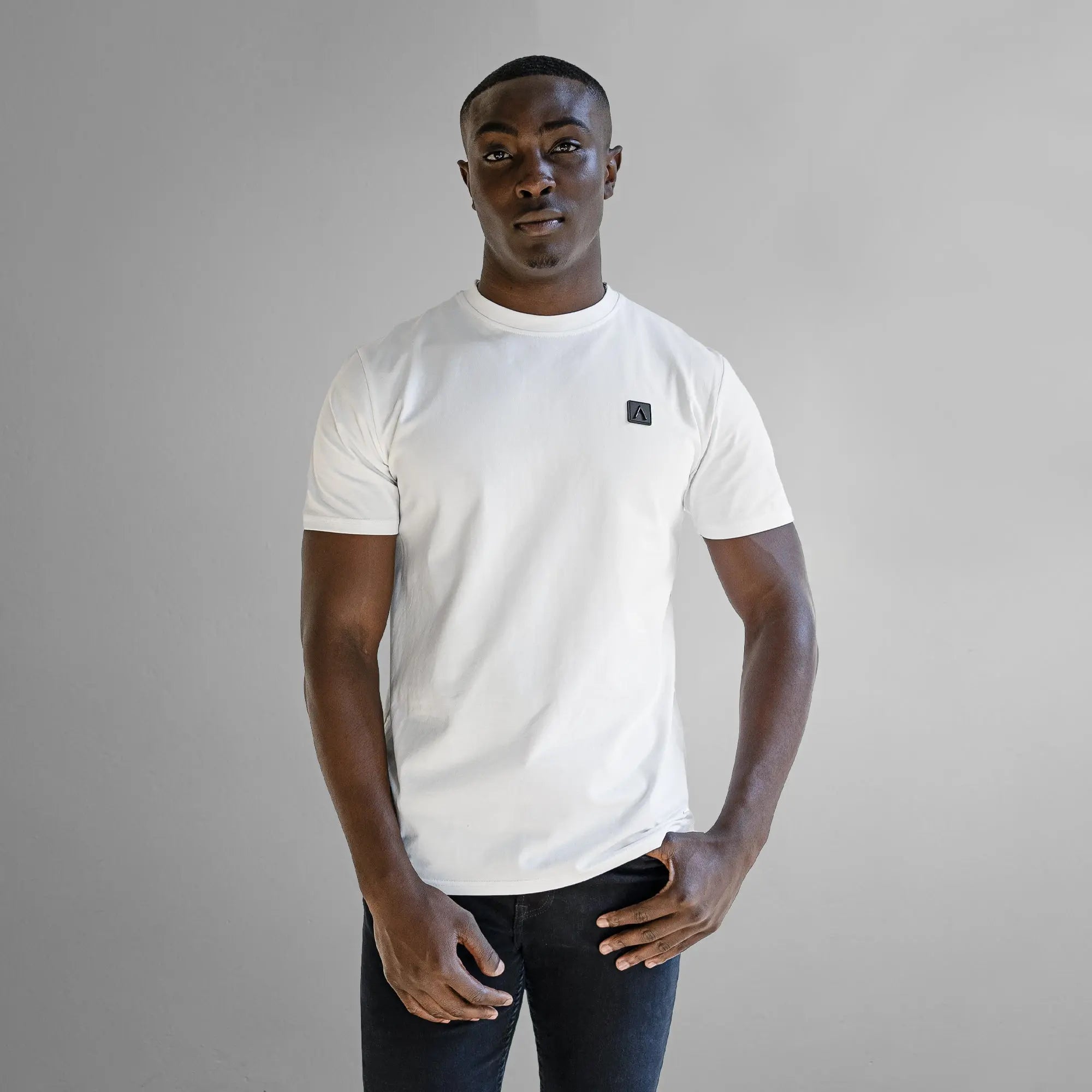 Iconic Badge Slim Fit T-Shirt White