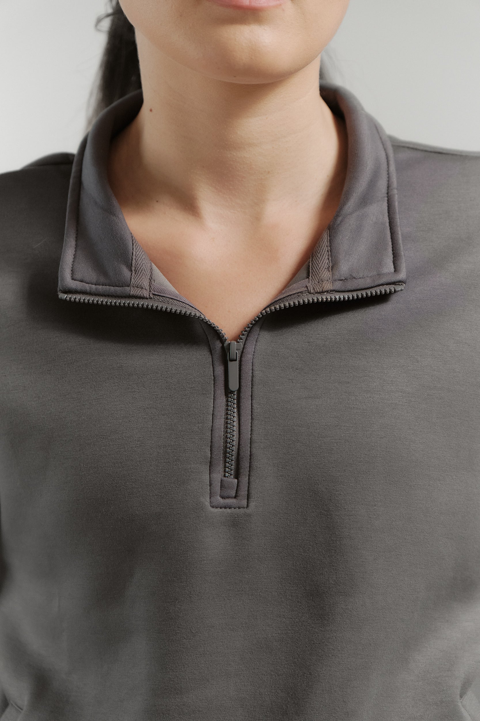 Featherfeel Brushed Half Zip