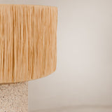Felixton Table Lamp with Rafia Shade – Natural