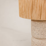 Felixton Table Lamp with Rafia Shade – Natural