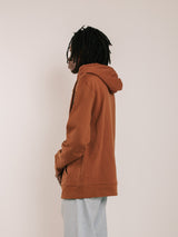 Brown Curve Hoodie