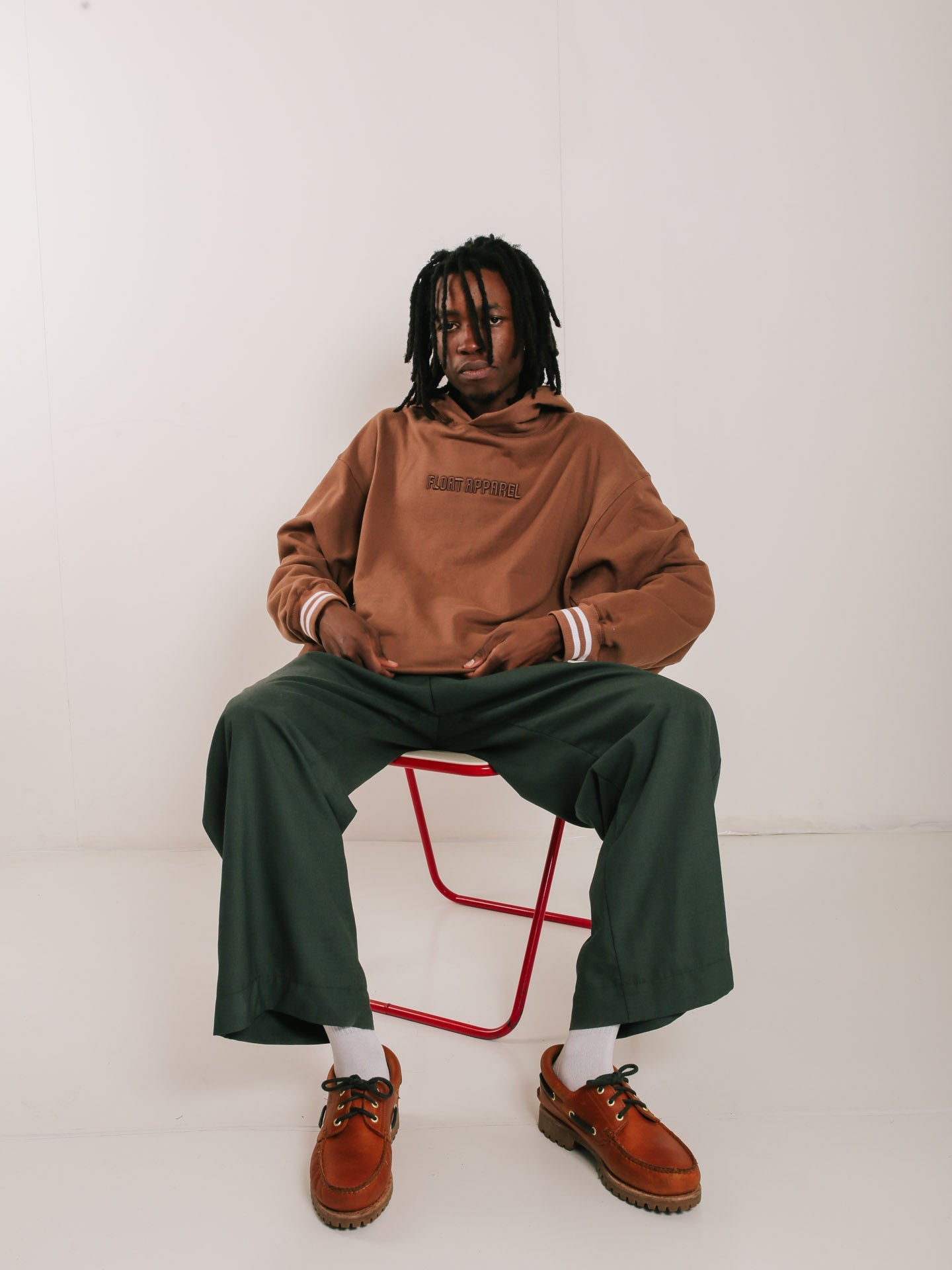 Pastel Hoodie Brown