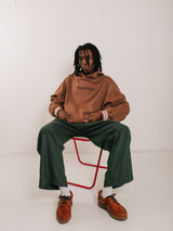 Pastel Hoodie Brown