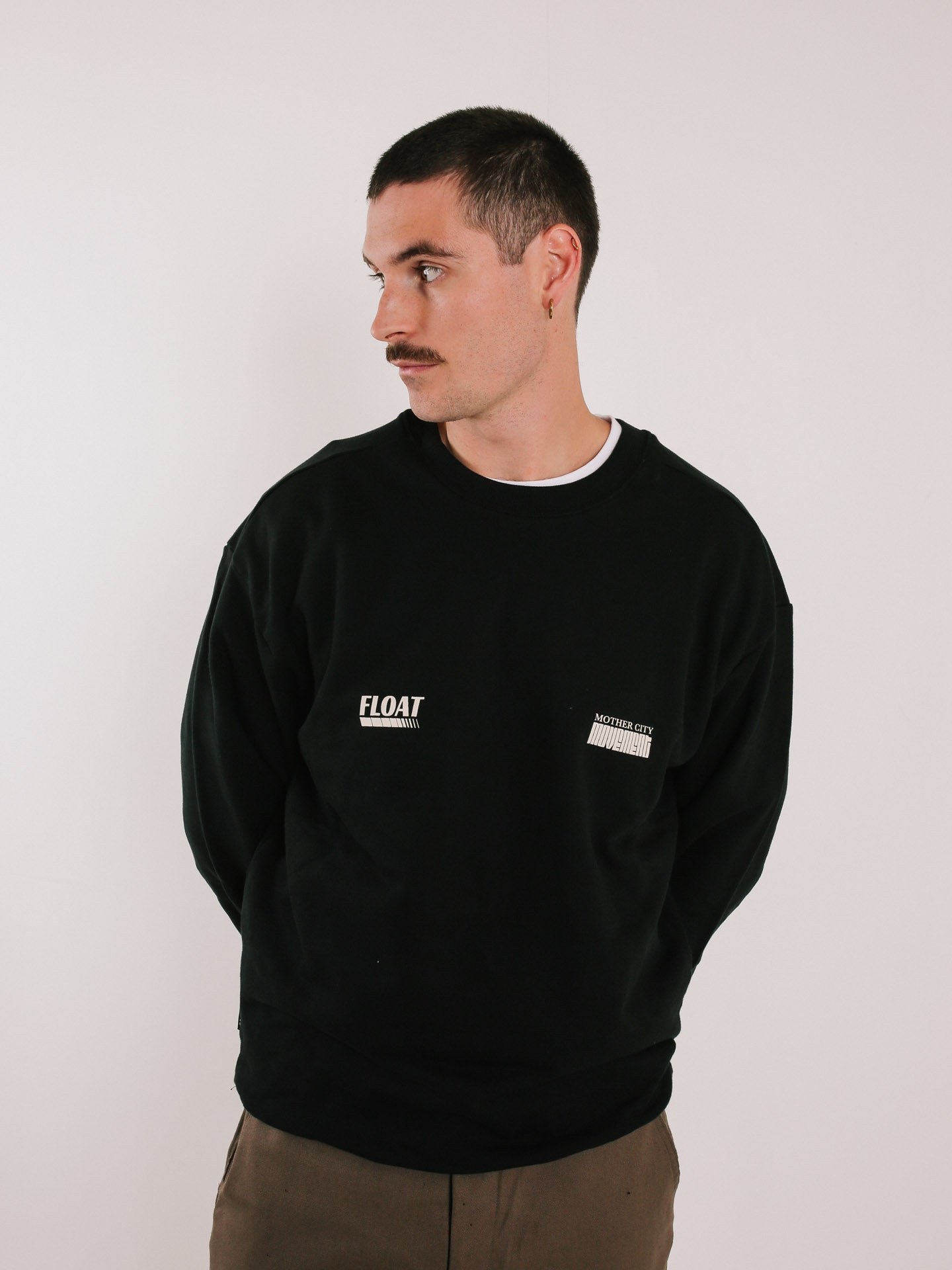 Double Print Crew Neck