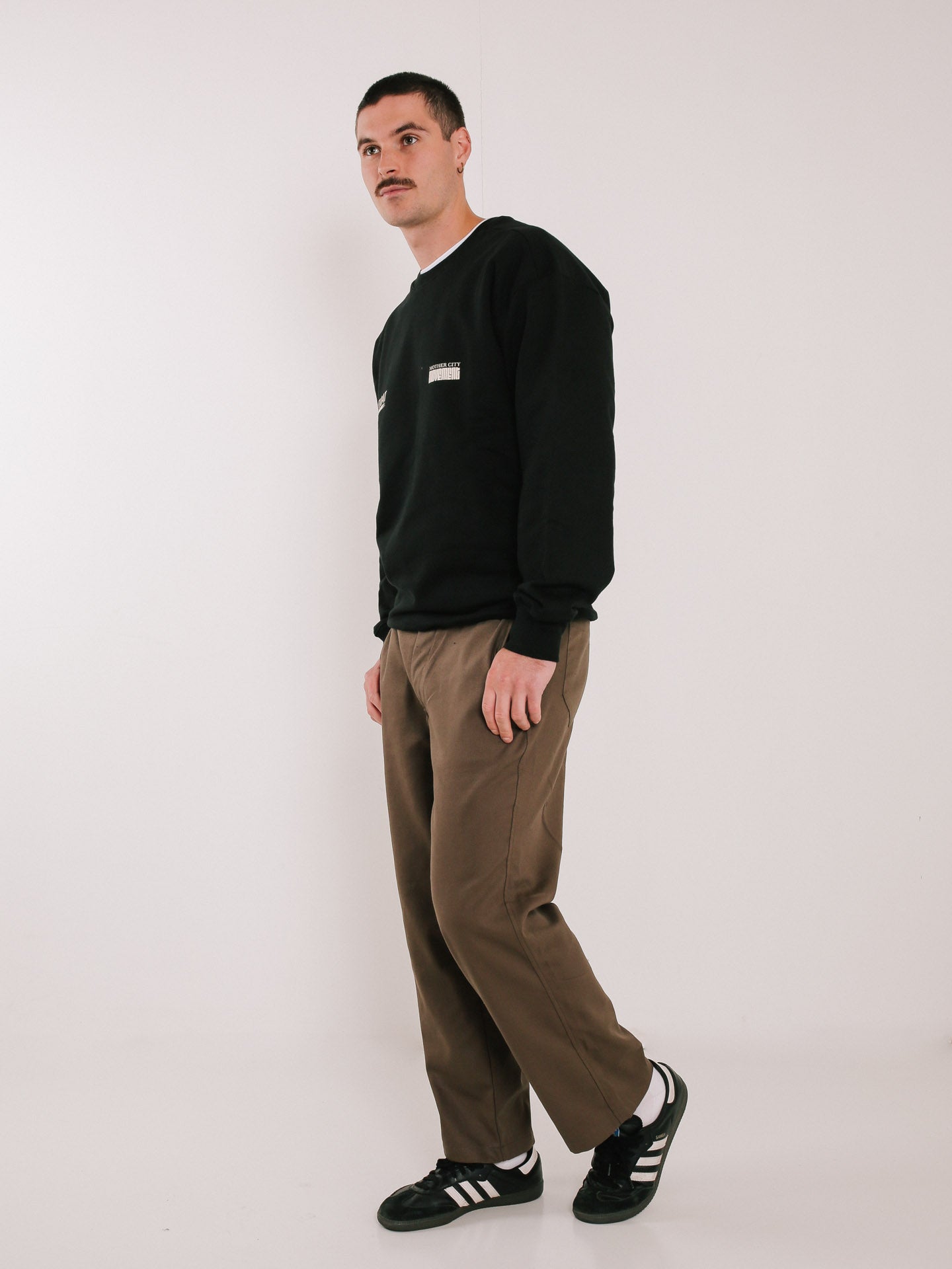 Double Print Crew Neck