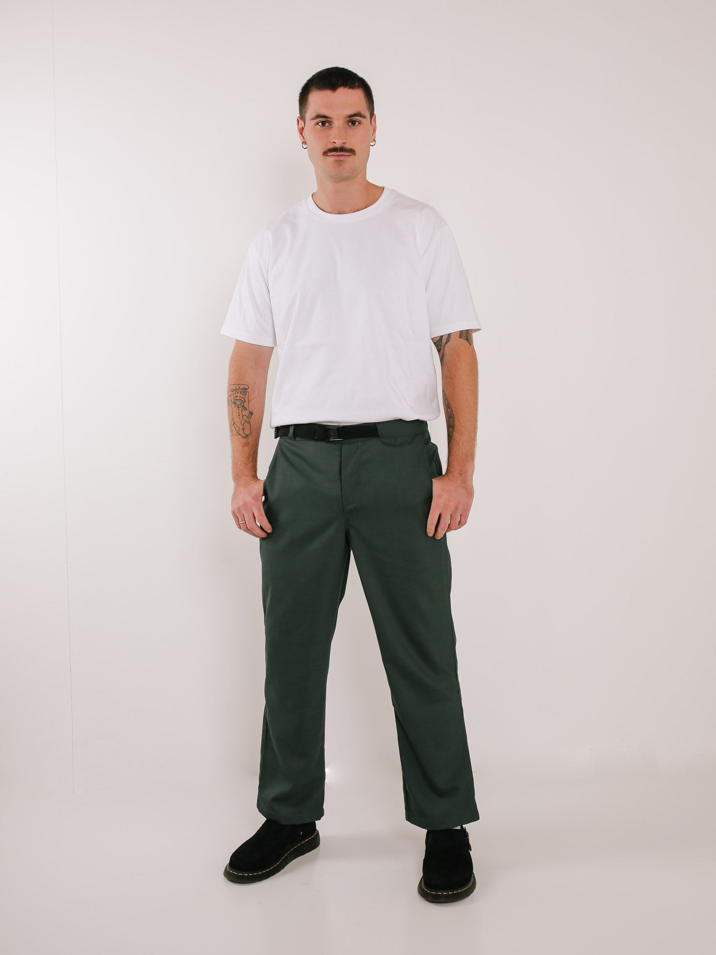 '24 Straight Pants Green