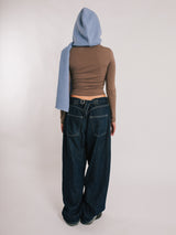 Hooded Scarf - Baby Blue