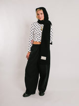 Hooded Scarf - Black