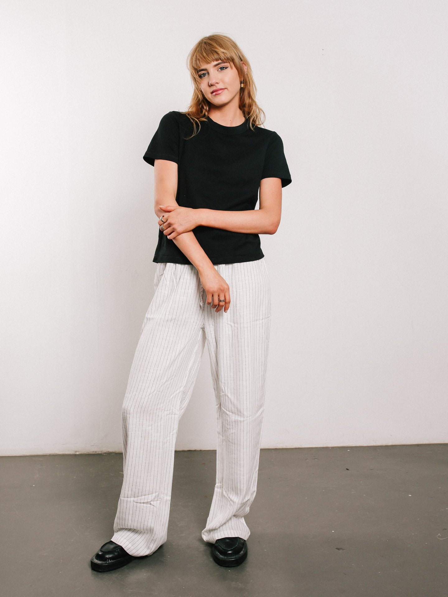 White Coco Holiday Pants