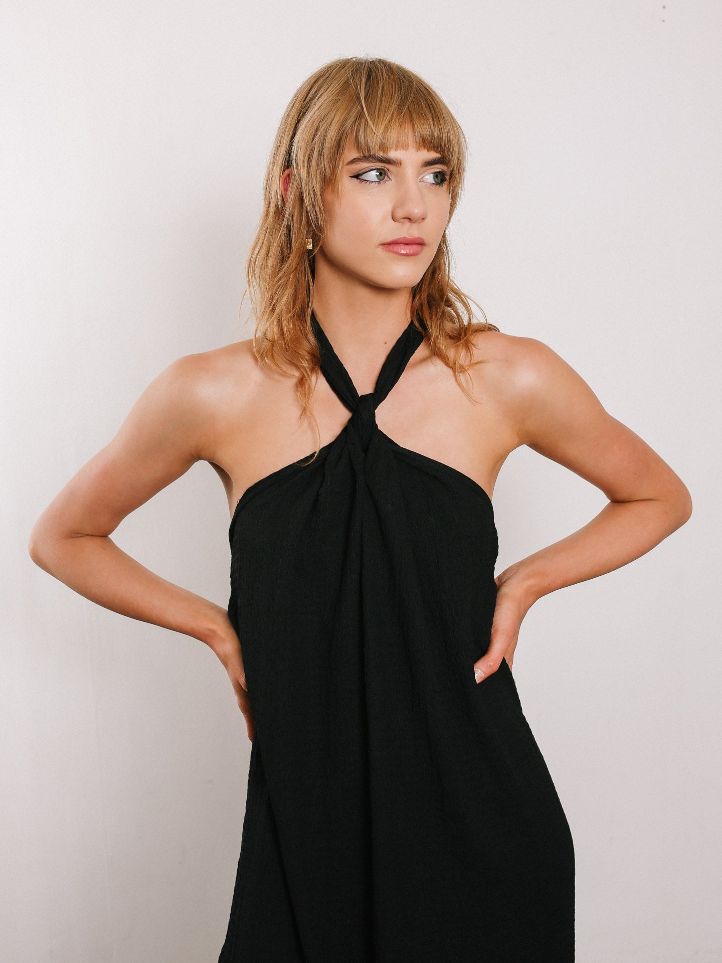 Black Zoe Dress Long