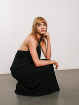 Black Zoe Dress Long