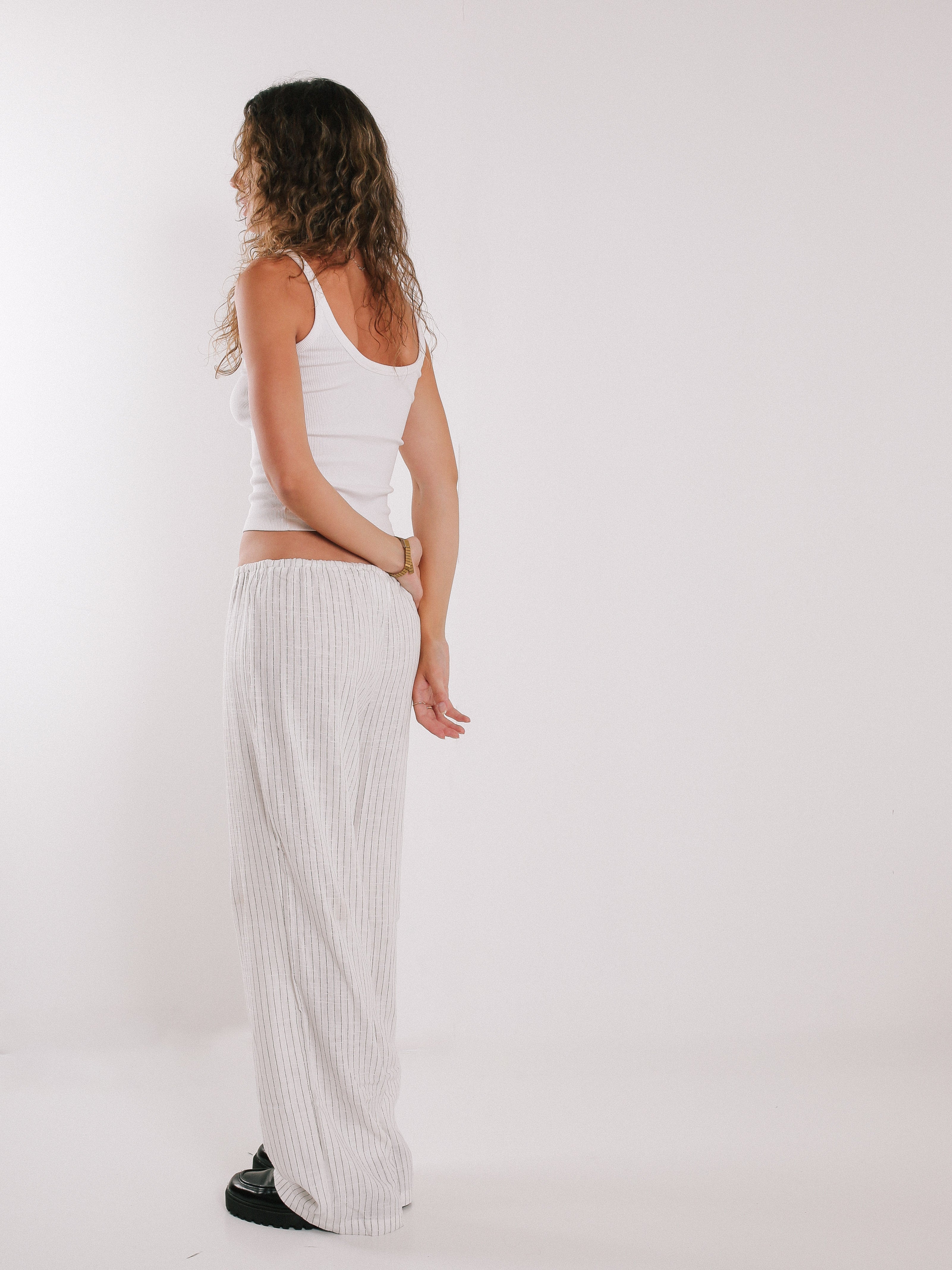 White Coco Holiday Pants