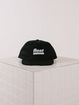 Retro 5 Panel Black Racing Cap