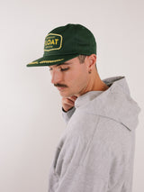 Retro 5 Panel Green Cap