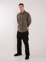 Canvas Overshirt Brown