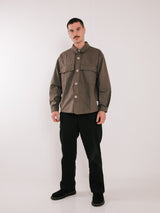Canvas Overshirt Brown