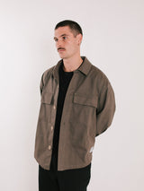 Canvas Overshirt Brown