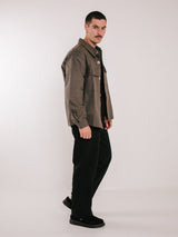 Canvas Overshirt Brown