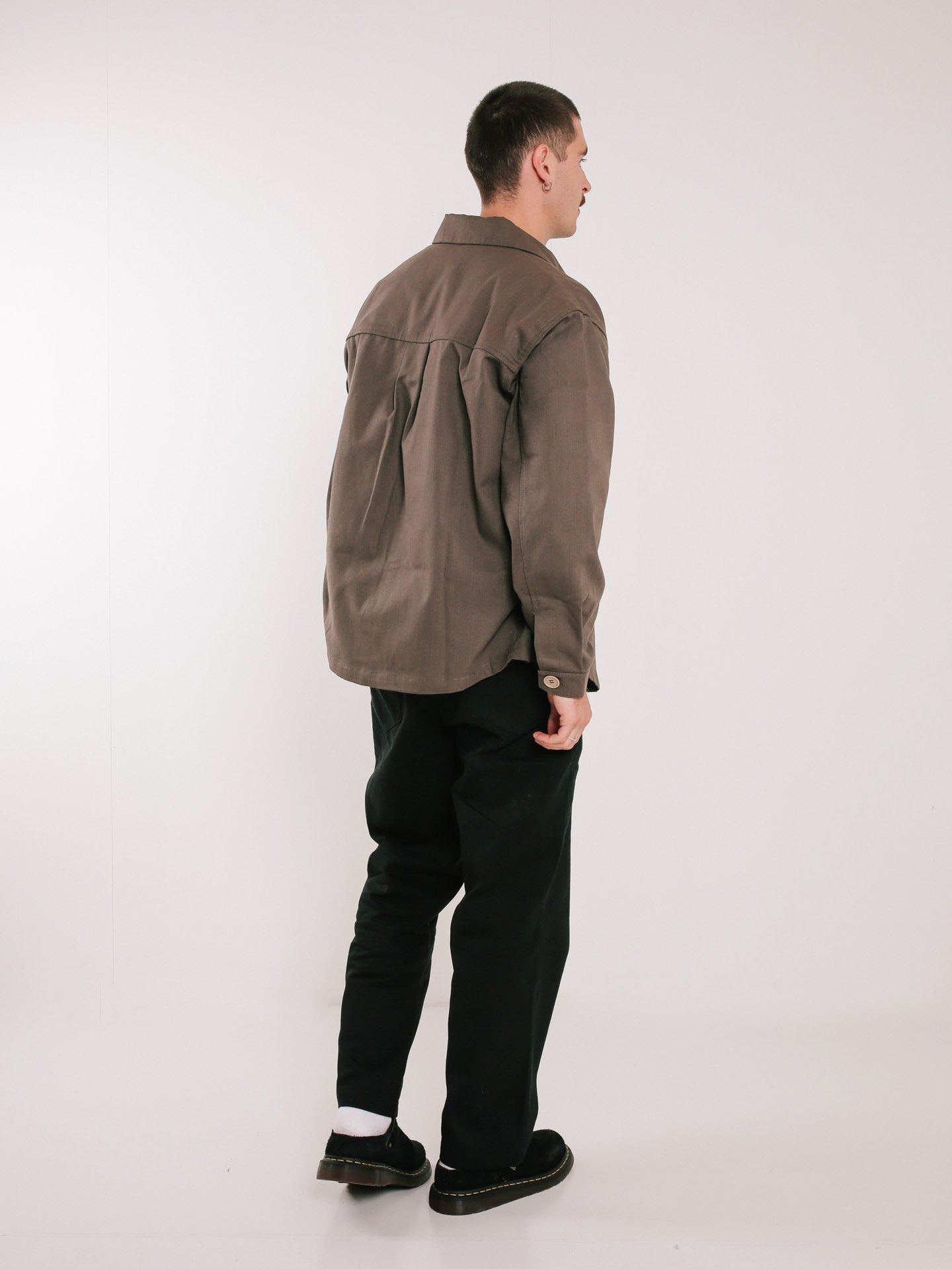 Canvas Overshirt Brown