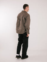 Canvas Overshirt Brown