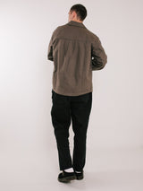 Canvas Overshirt Brown